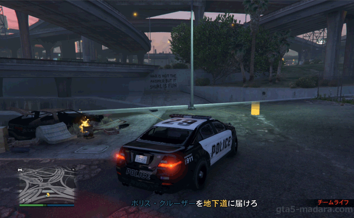 GTA5脱獄大作戦『警察署』地下道に持っていく