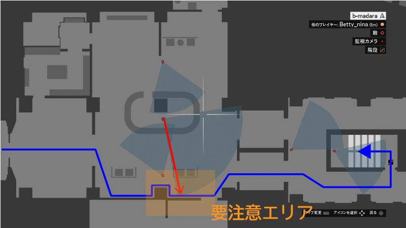 GTA5 カジノ強盗 『隠密行動(脱出編)』立ち回りルート