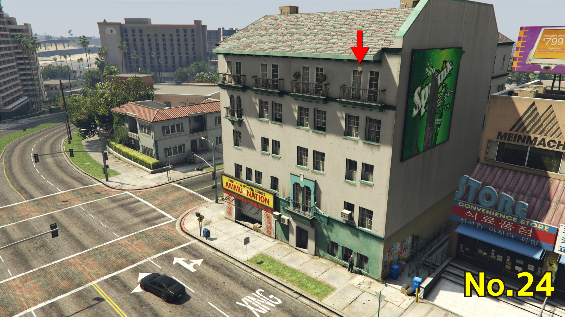 ラッキークローバーの場所